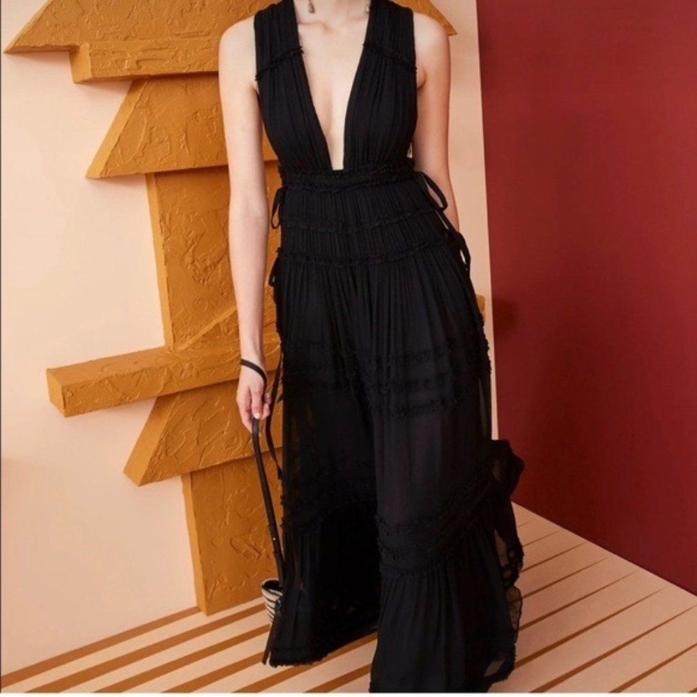 Ulla Johnson Black Maxi Dress